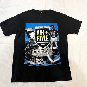 Air + Style Shaun White Kaskade Black Graphic Tee